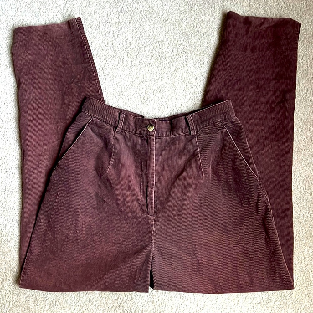 Vintage Charter Club corduroy pants. Size 8